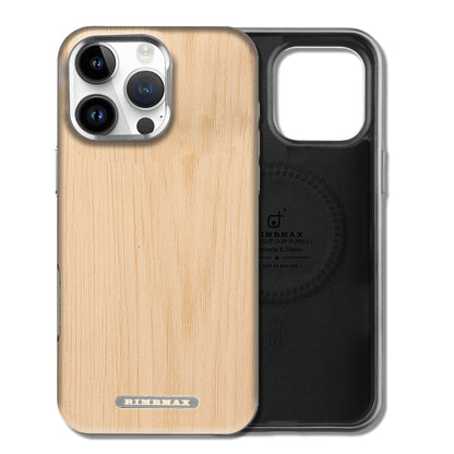 Luxury Wooden iPhone Case – MagSafe Compatible, Microfiber Lining & Shockproof Protection