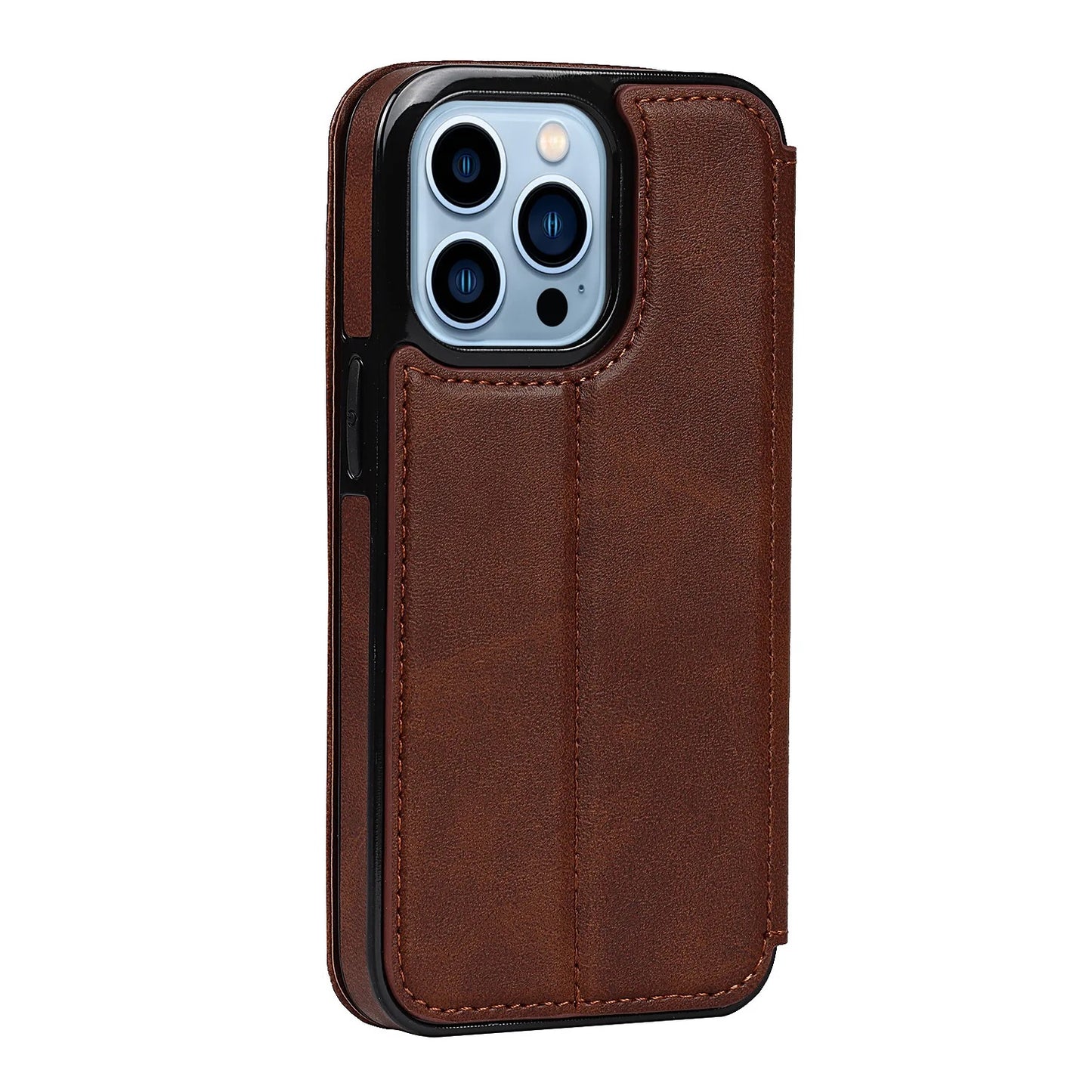 Luxury Leather iPhone Case – Full Front & Back Protection, Timeless Style and Durable Design