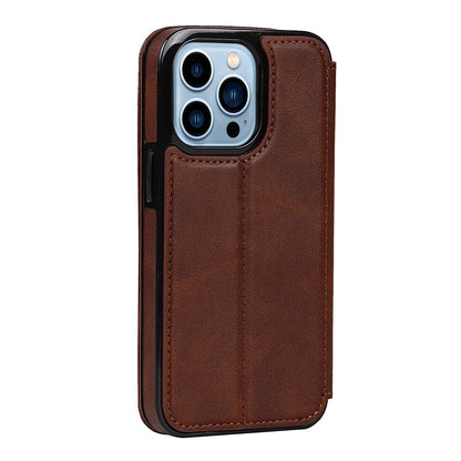 Luxury Leather iPhone Case – Full Front & Back Protection, Timeless Style and Durable Design