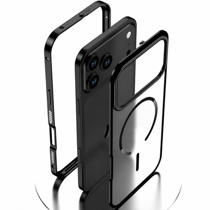 Premium Magnetic Metal Frame Case with MagSafe – Luxury Protective iPhone Case