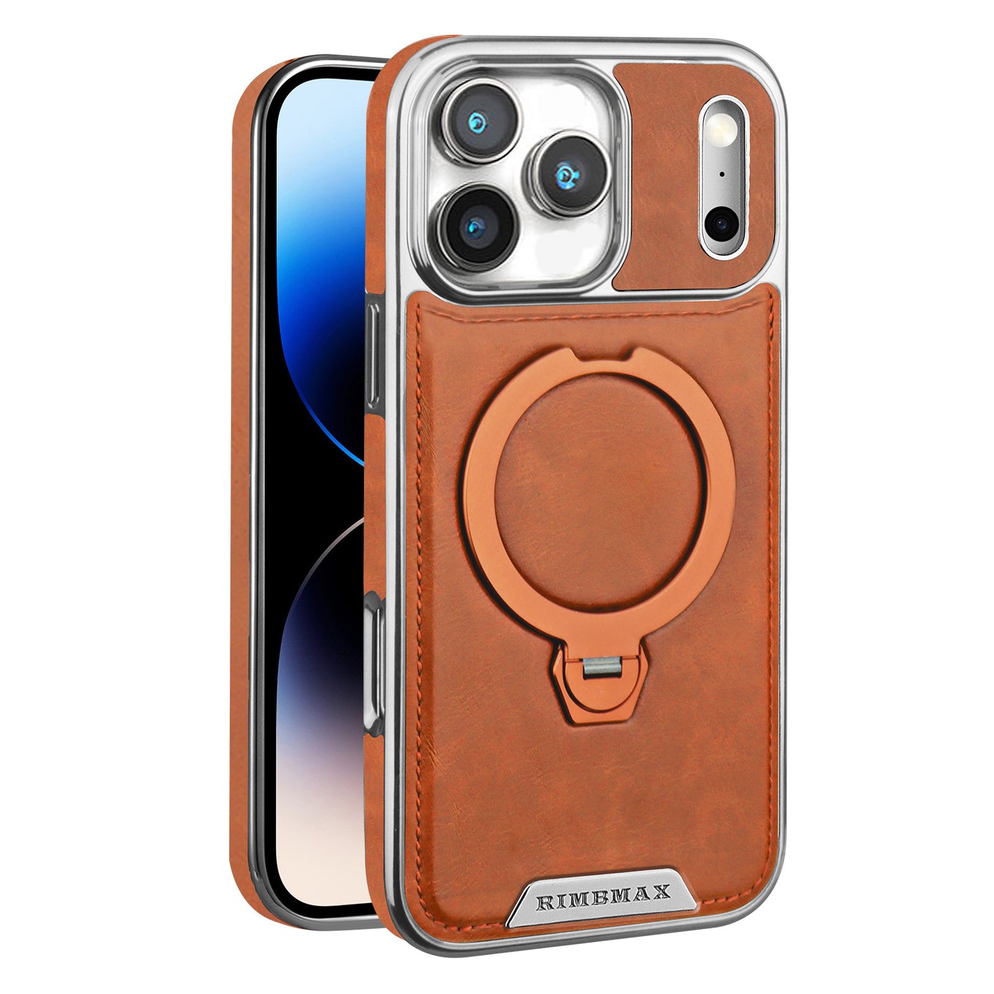 Luxury MagSafe Leather iPhone Case with Built-In Stand — For Those Who Appreciate True Quality