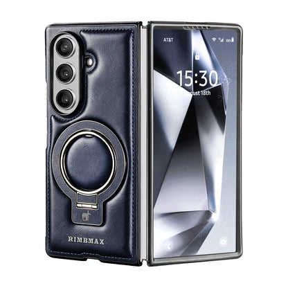 Executive Leather Magnetic Ring Case – For Samsung Galaxy S & Z Fold Series