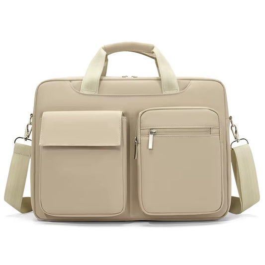Premium Water-Resistant Laptop Briefcase – Executive Carrying Bag with Front Storage Pockets & Adjustable Strap