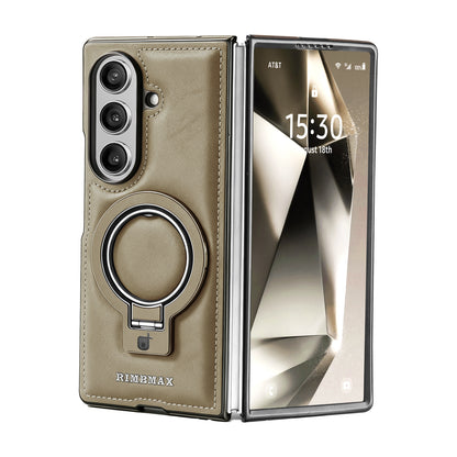 Executive Leather Magnetic Ring Case – For Samsung Galaxy S & Z Fold Series