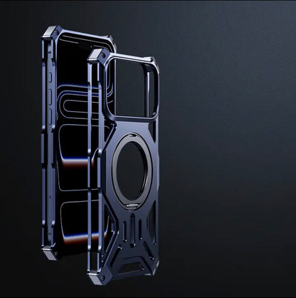 Ultra-Premium Armor iPhone Case –Magnetic Ring Stand & Luxury Aerospace Design
