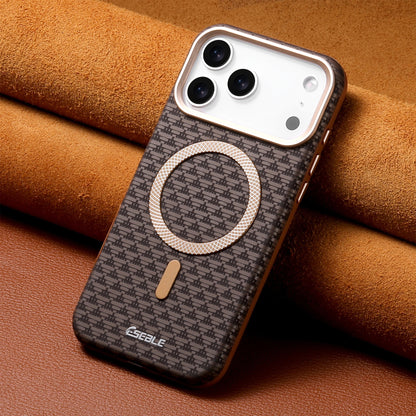 Premium Magnetic iPhone Case – Shockproof, MagSafe Compatible, Carbon Fiber Design