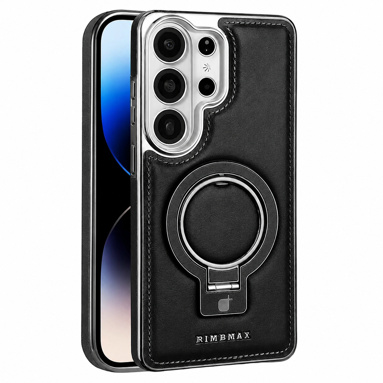 Executive Leather Magnetic Ring Case – For Samsung Galaxy S & Z Fold Series