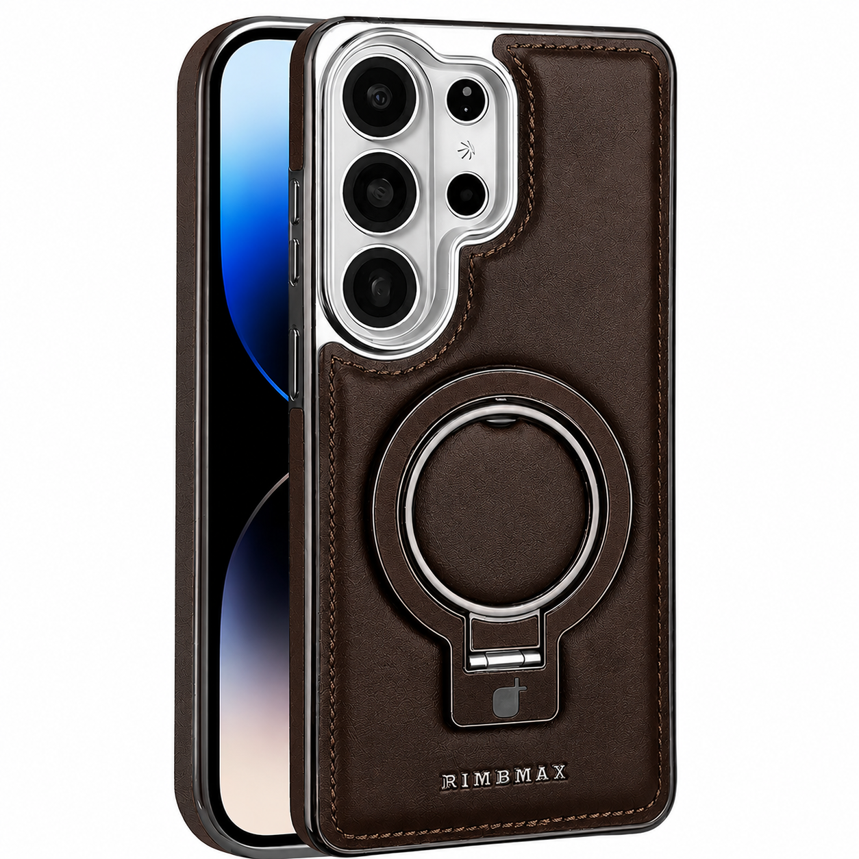 Executive Leather Magnetic Ring Case – For Samsung Galaxy S & Z Fold Series