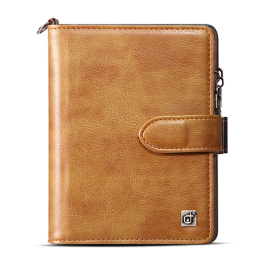 Premium Leather Travel Wallet – Holds 2 Passports, Cards & Cash Securely