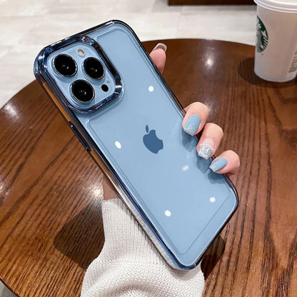 Clear iPhone Cases – Shockproof Acrylic Edge Cover for iPhone 11–16 Series