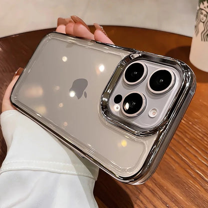 Clear iPhone Cases – Shockproof Acrylic Edge Cover for iPhone 11–16 Series