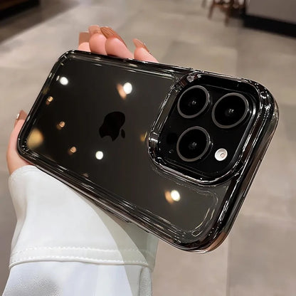 Clear iPhone Cases – Shockproof Acrylic Edge Cover for iPhone 11–16 Series