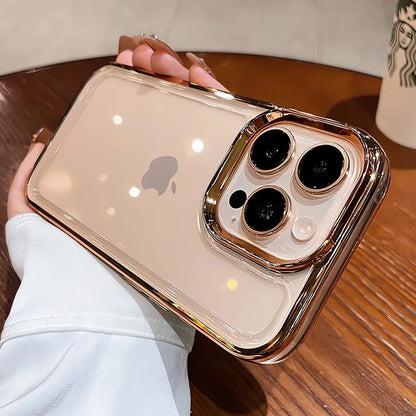 Clear iPhone Cases – Shockproof Acrylic Edge Cover for iPhone 11–16 Series