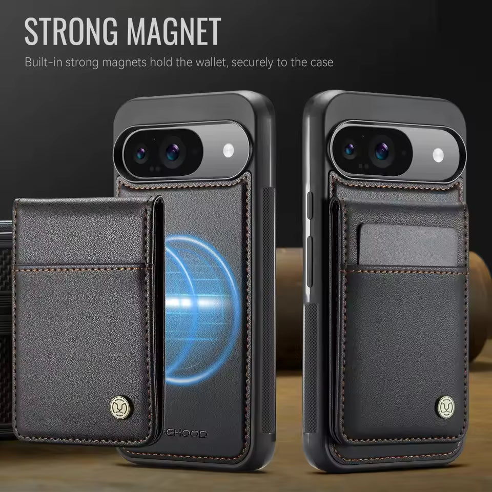 Premium 2-in-1 PU Leather Wallet Case with RFID Card Holder
