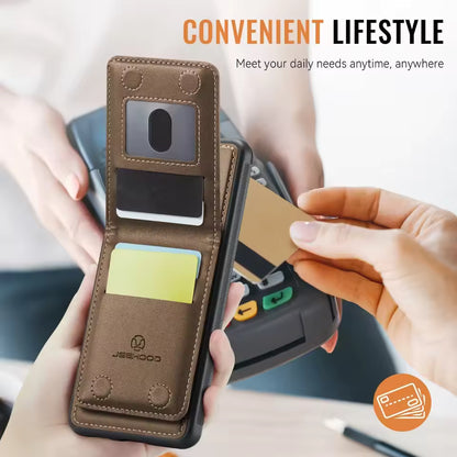 Premium 2-in-1 PU Leather Wallet Case with RFID Card Holder