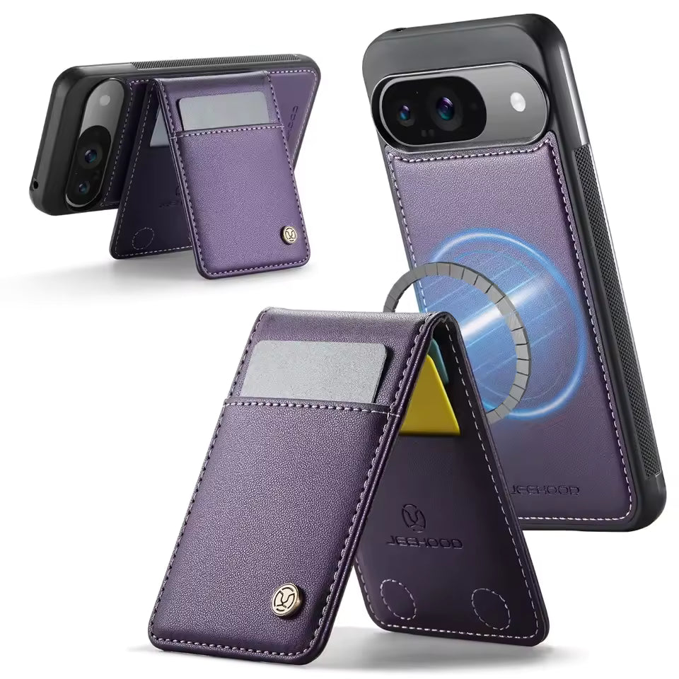 Premium 2-in-1 PU Leather Wallet Case with RFID Card Holder