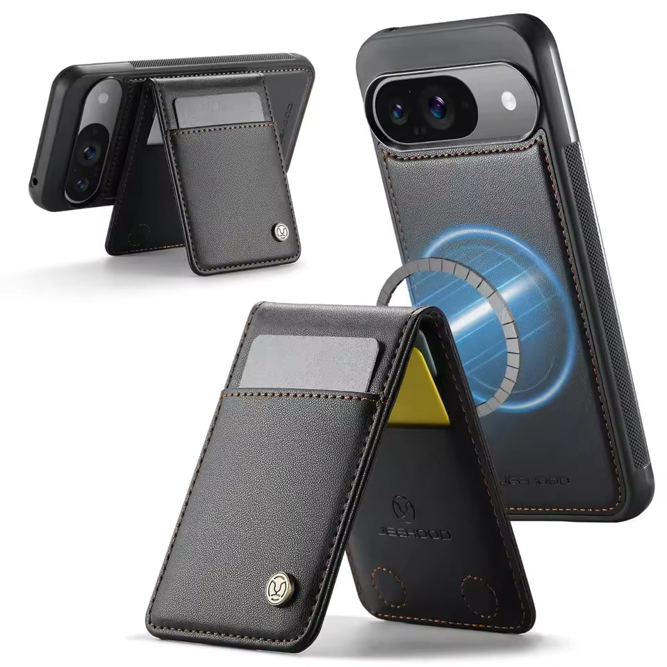 Premium 2-in-1 PU Leather Wallet Case with RFID Card Holder