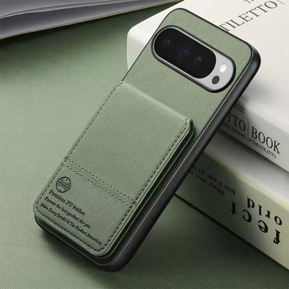 Shockproof Leather Wallet Case with Card Slot for Google Pixel